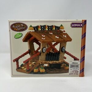 Lemax  Sugar n Spice Halloween Village Goblin Bridge #53502 Retired‎ 2005